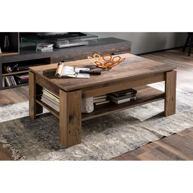 Heath Coffee Table with Storage, Chocolate