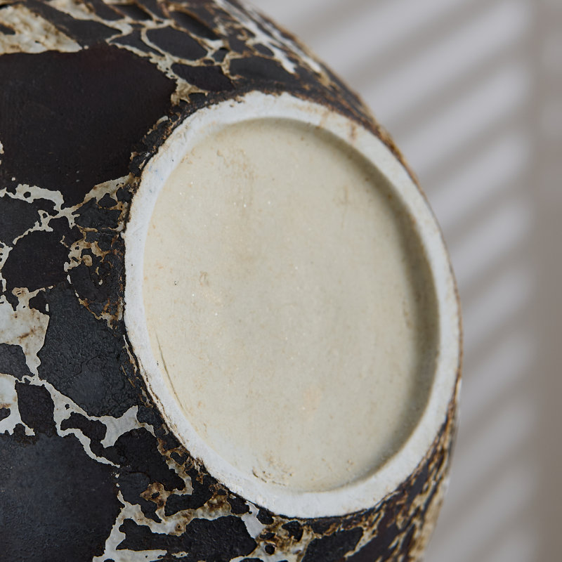 Vase de table en céramique fait à la main, vase en terre cuite Boho Pottery