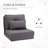 Versatile Folding Sofa with Adjustable Backrest for All Home Styles