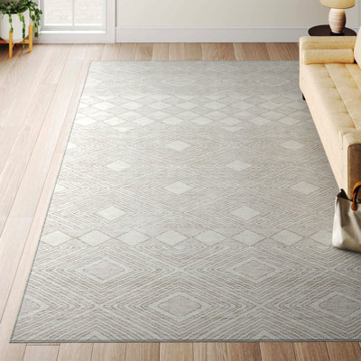 Lamanna Washable Geometric Indoor / Outdoor Rug