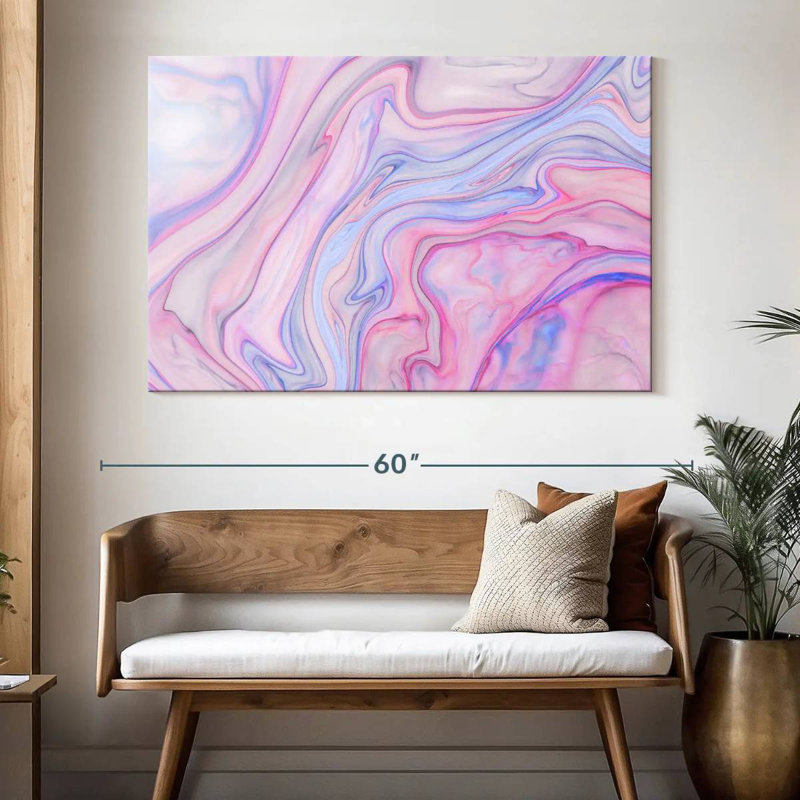 Marbre rose abstrait Avery