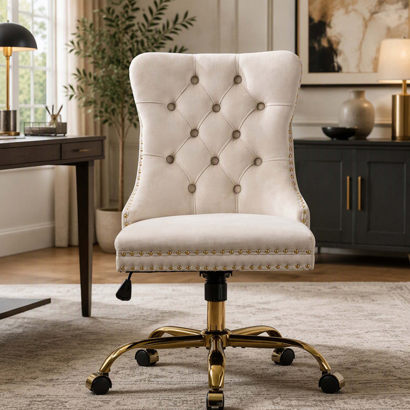 Chaise de bureau Modern, Beige