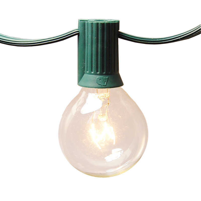 Guirlande électrique avec 25 ampoules sphériques