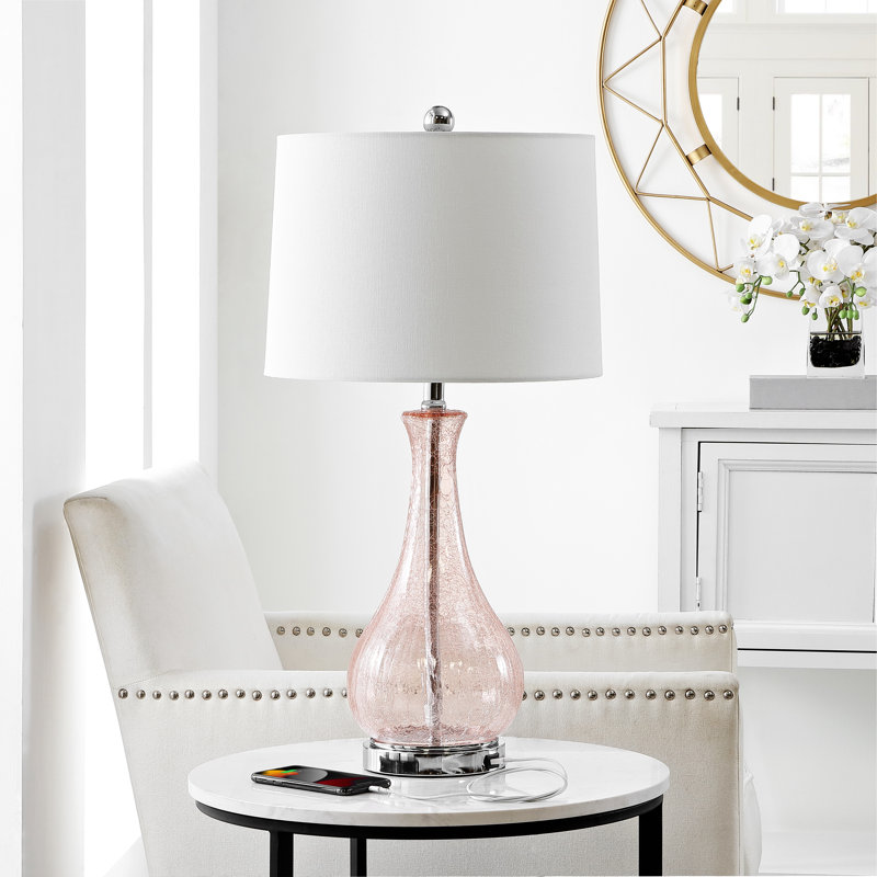 Lampe de table 27,5 po Ailanny Blush