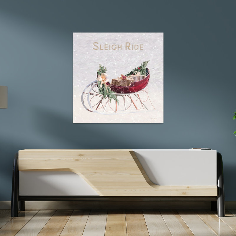 «Sleigh Ride I», art contemporain abstrait, H 36 po x l 36 po
