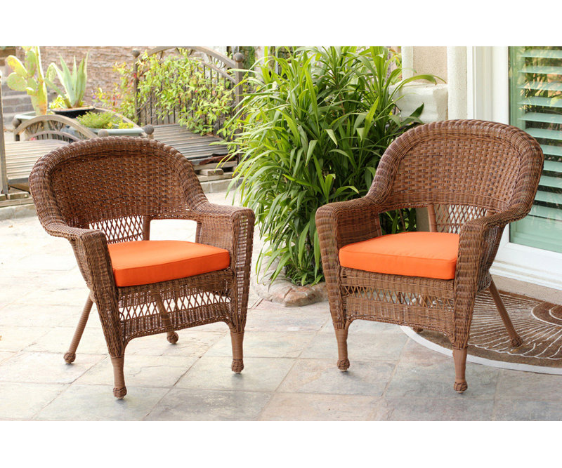 Outdoor Lounge Chair, Orange, Honey