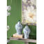 Console rectangulaire 47 po x 15,5 po x 31 po avec motif floral élégant et finition argentée miroir