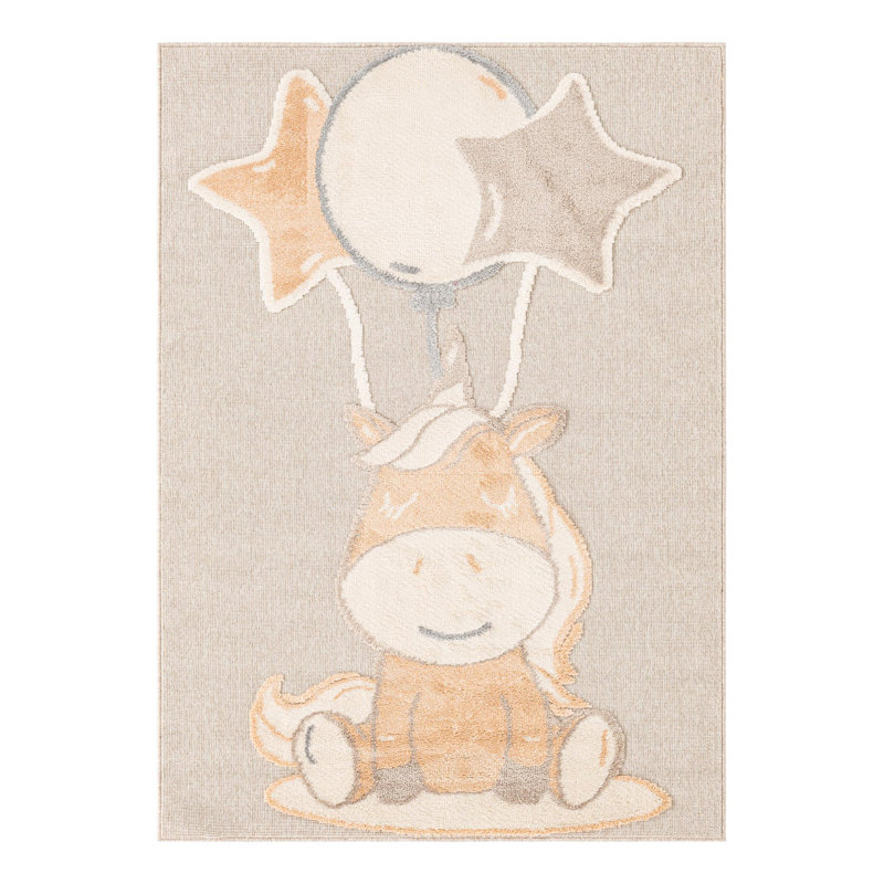 Unique Loom Clement Whimsy Kids Rug, Rectangle 5'1" x 7'1"