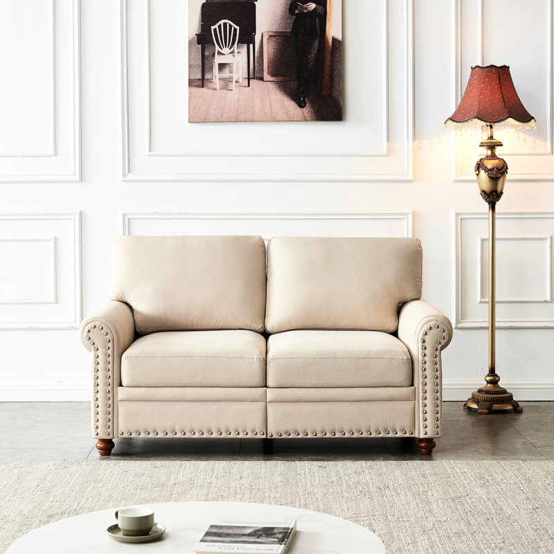 Rangement en beige - construction solide, coussin de siège en mousse confortable avec cadre, cadre, Beige