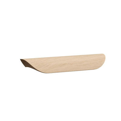 Unlacquered Oak Wood "Archive" Tab Drawer Pulls