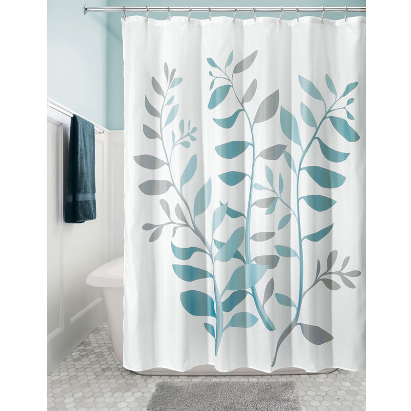 Rideau de douche simple à motif floral Munsch