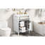 Meuble-lavabo de salle de bain avec lavabo-815793860