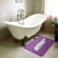 Tapis pour salle de bain en microfibre rectangulaire antidérapant antidérapant-42101567-42101568-122103355