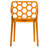 Jakubowski Dynamic Modern Plastic Dining Side Chair with Honeycomb Design-1456399591