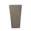 Jardinière en béton, 41,7 cm L x 78,7 cm P x 78,7 cm H, finition pierre naturelle pour un jardin luxueux, aucun assemblage requis, pour porche et jardin.