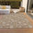Myqueal Washable Floral Indoor / Outdoor Rug-109536975
