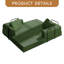 Canapé-lit convertible, futon pliable en velours côtelé avec cadre et coussin fixes, canapé-lit 3 places pour le salon, la chambre à coucher ou le studio-2016613380