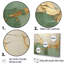 «Green Gold Minimalisme Poteries - Abstract Spirals», art mural-1811309138-1811309139-1768752138