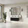 Fresca Mezzo 48" Wall Mount Double Sink Bathroom Vanity with Integrated Top - Faucet Not Included