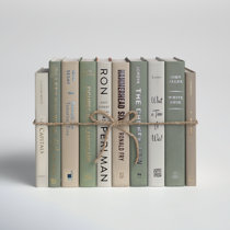 Decorative Books for Home Decor, Set of 3 Modern Fashion Black, White, Marble
