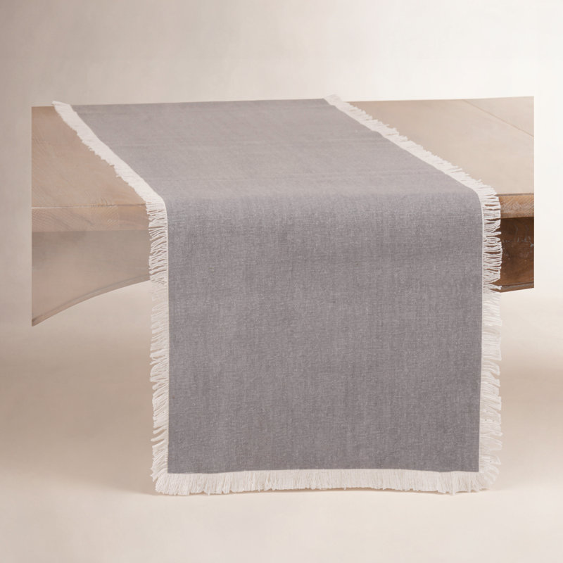 Flamenco 100% Cotton Table Runner, Navy Blue