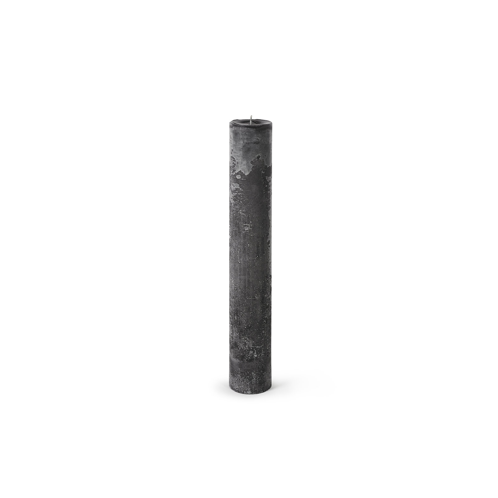 Unscented Pillar Candle, Black, 17.75" H x 2.75" W x 2.75" D