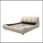 Luxurious Upholstered Platform Bed With Oversized Padded Backrest And Solid Wood Frame-753853544-753853546