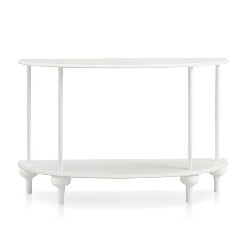 Clardy 47-Inch Console Table, White