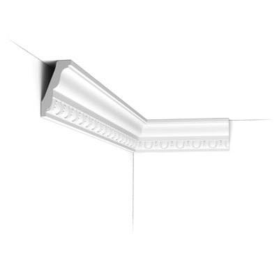 Plastic 2-15/16" Thick 1-9/16" Wide 78.75" Length T-Molding in White