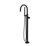 Eclissi Single Hole Floor Mount Tub Filler Trim with C-Spout