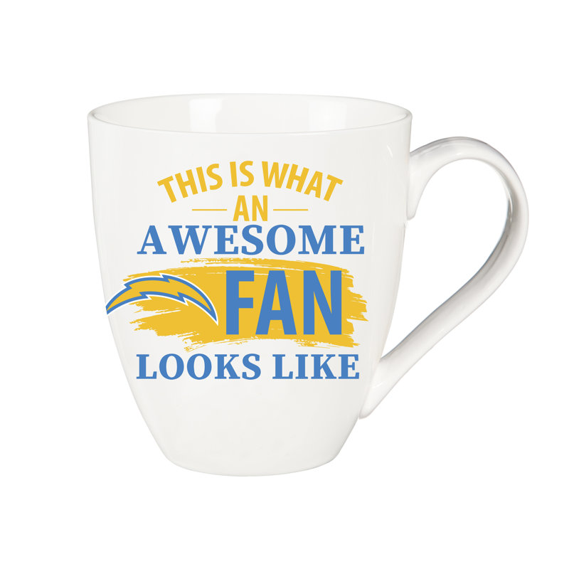 Ensemble de 2 tasses à café NFL, Los Angeles Chargers