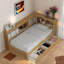 Daybed With Two Storage Drawers, 5 Built-in Cabinets And Usb Ports-139843766