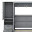 Lit escamotable Murphy avec placard, tiroirs et tablettes-1088093507