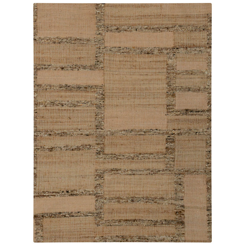 Aquila Area Rug in Natural Tan, Rectangle 9' x 12'