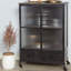 Buffet style industriel en fer vieilli