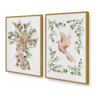 Grace in Bloom set of 2 Art Prints
