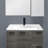 Integrated Glossy White Ceramic Basin, Drain And Faucet Not Included