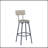 Long Bar Table Set With 3 PU Upholstered Bar Stools, Industrial Bar Table And Chairs For Kitchen Breakfast Table, Living Room, Banquet Hall, Rustic  63″L X15.7"W X 37.5"H-489559865