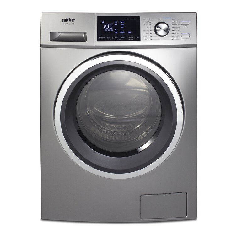 Summit Appliance Apartment Friendly 2.7 Cubic Feet All In One Combo Unit Washing Machine