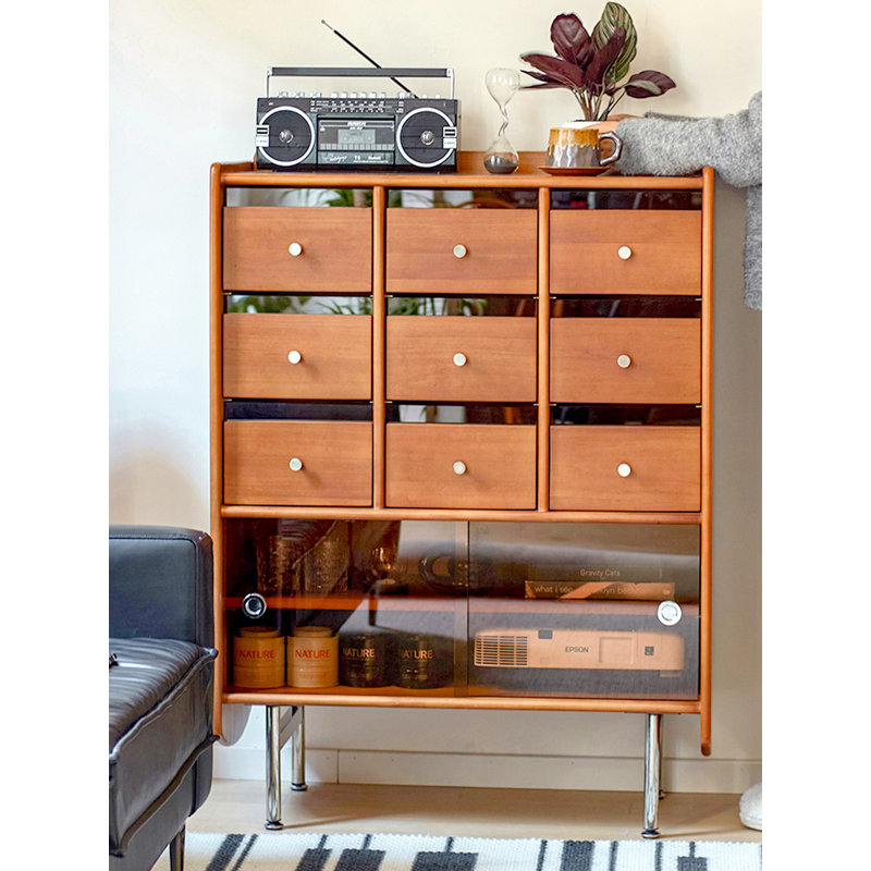 Armoire d'appoint rétro grande capacité