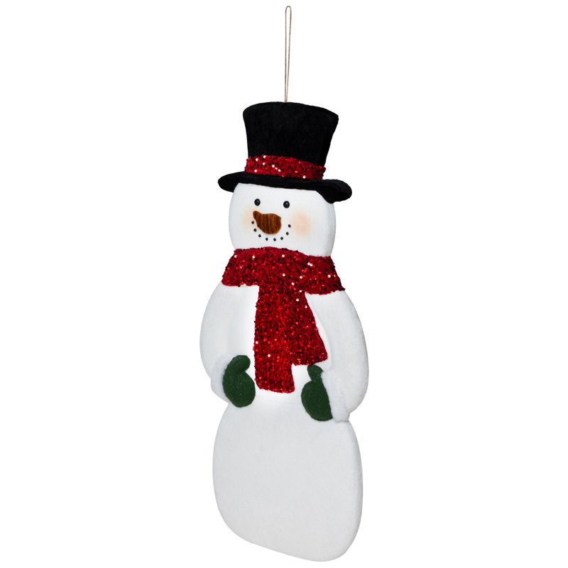 Décoration de Noël suspendue bonhomme de neige - 3 pi