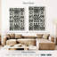 Abstrait géométrique africain sur toile-1148825256