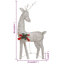 Mesh Christmas Reindeers Lighted Display Set-1870032191