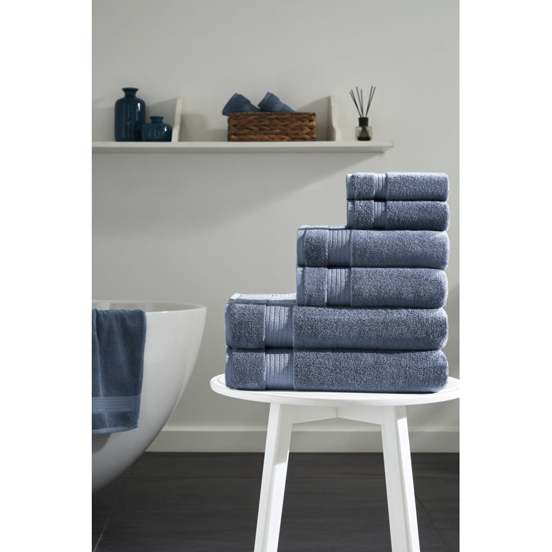 Ensemble de serviettes de bain 6 pièces Ozdilek, 2 serviettes de bain, 2 serviettes de toilette, 2 serviettes turques 100% coton, 2 serviettes de bain (30 x 60/550 g / m²), 2 serviettes de toilette (16 x 30/575 g / m²), 2 débarbouillettes (13 x 13/600 g / m²) Ensemble