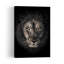 Powerful Lion Stare Contemporary Architecture Wall Art Print by Alex Zhao - Wrapped Canvas Print-1437598518