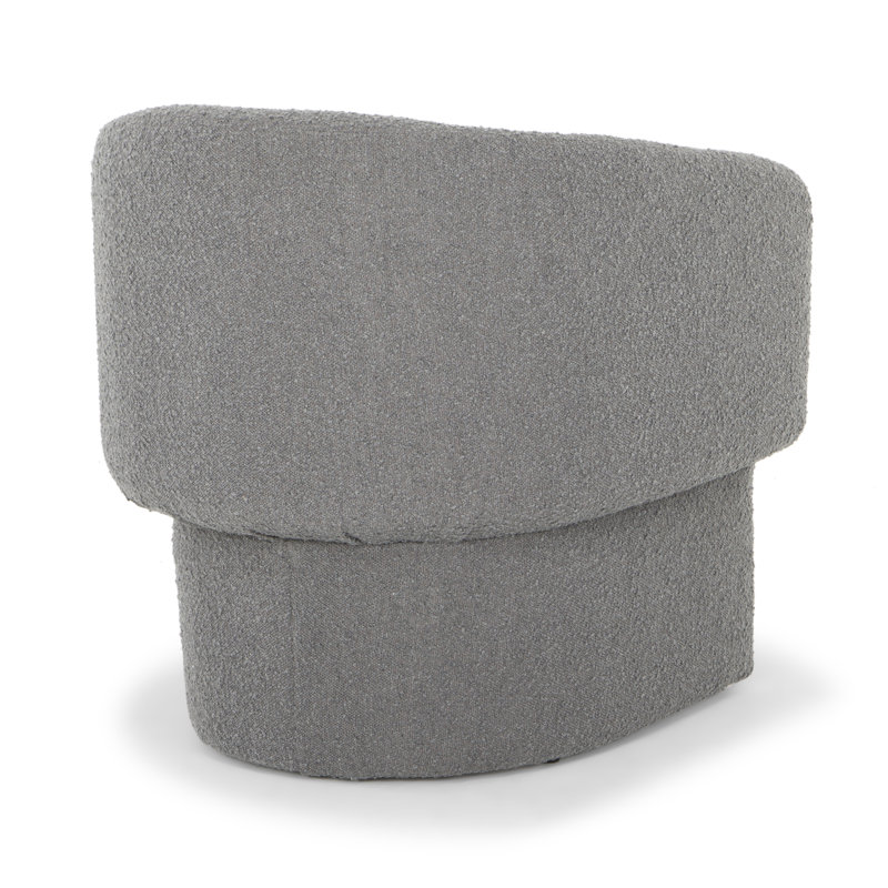 Jessie Accent Chair, Charcoal  Velvet
