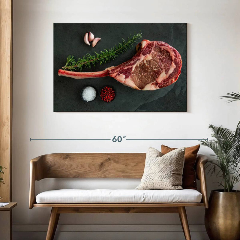 Yarlin Raw Tomahawk Steak, 30" H x 45" W
