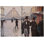 Tente murale en coton Street View In Paris Rain