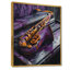  «Purple Gold Music Instument Saxophone I - Décoration murale musique-1896920930-1896920954