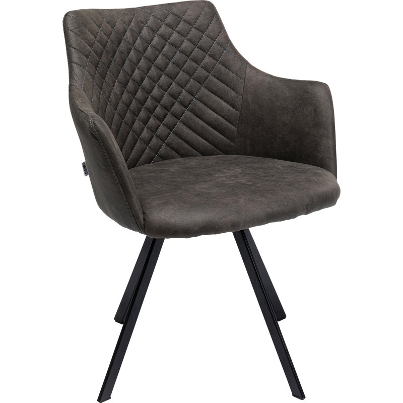 Coco Upholstered Dining Chair, Anthracite